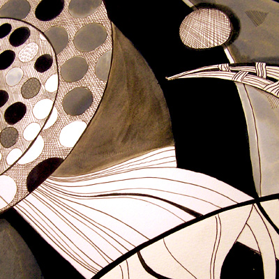 Ink-drawing